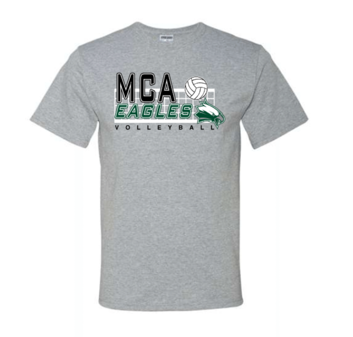 MCA Volleyball Warm-Up Logo