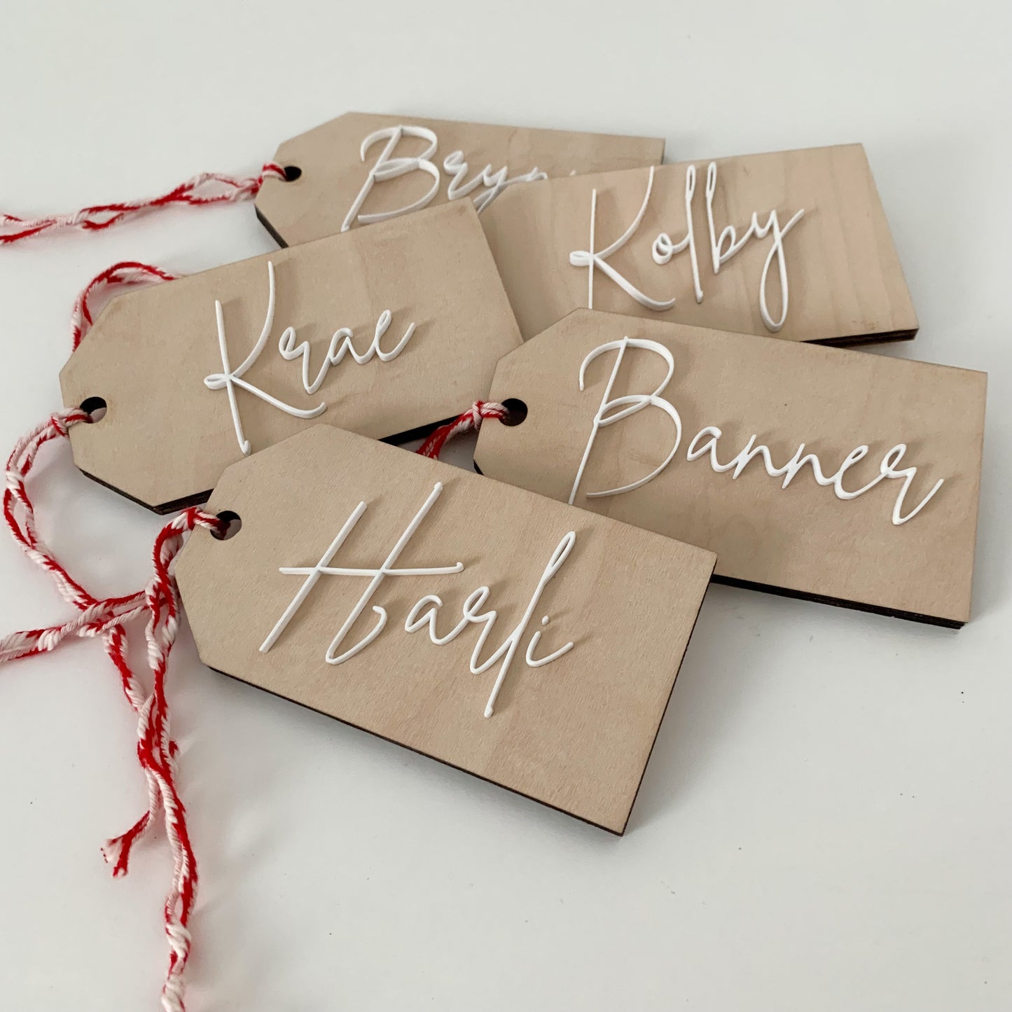 3D Christmas Tags
