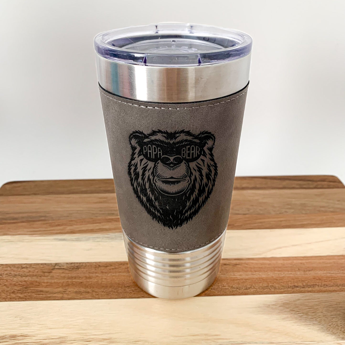 20oz Leatherette Tumbler