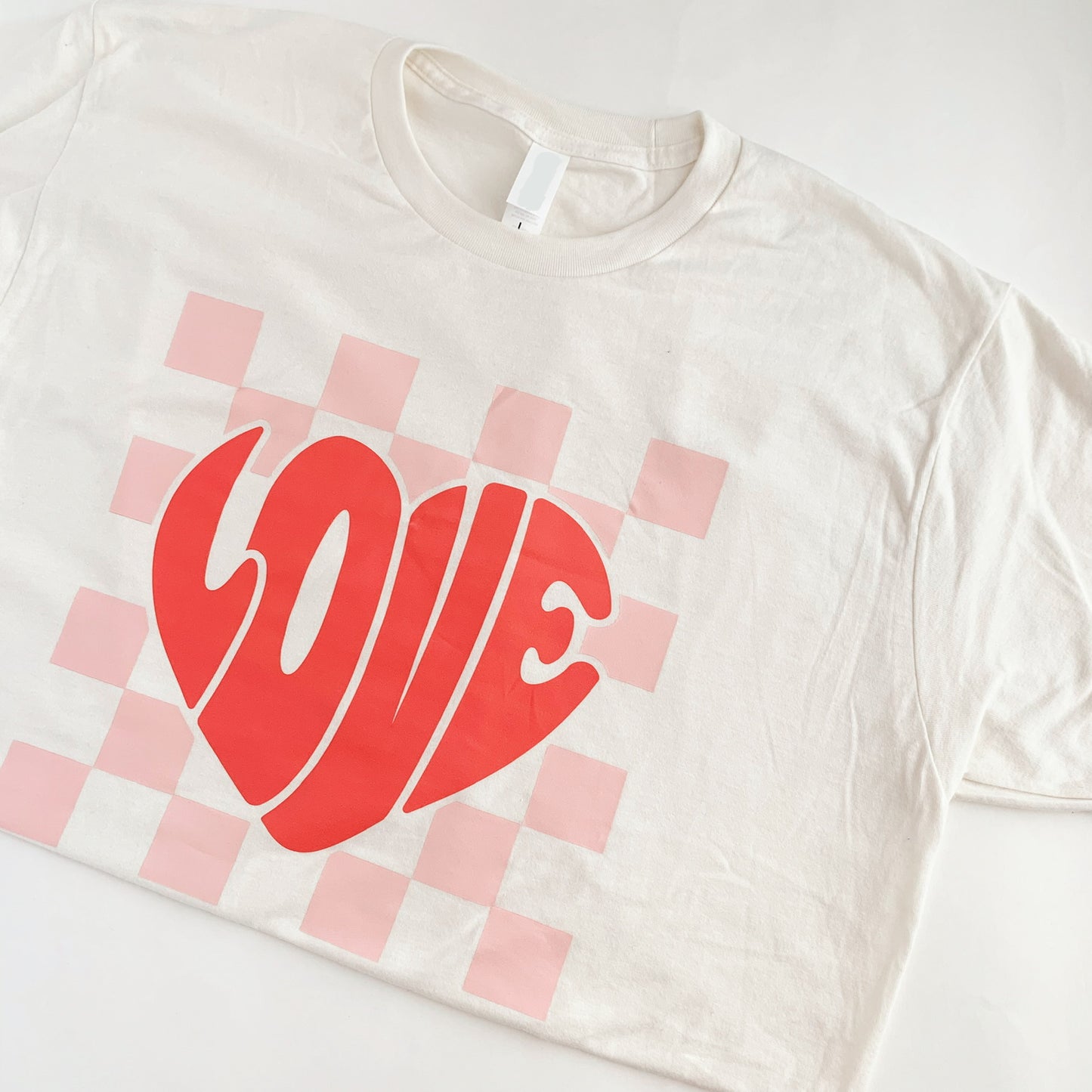 Checkered Love Tee