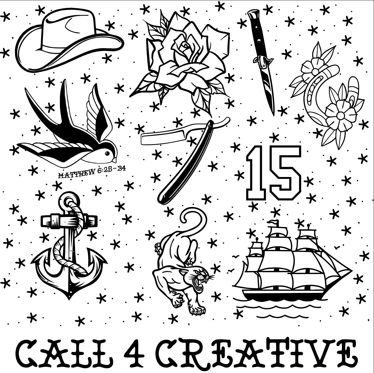 C4C Flash Tattoo Tee