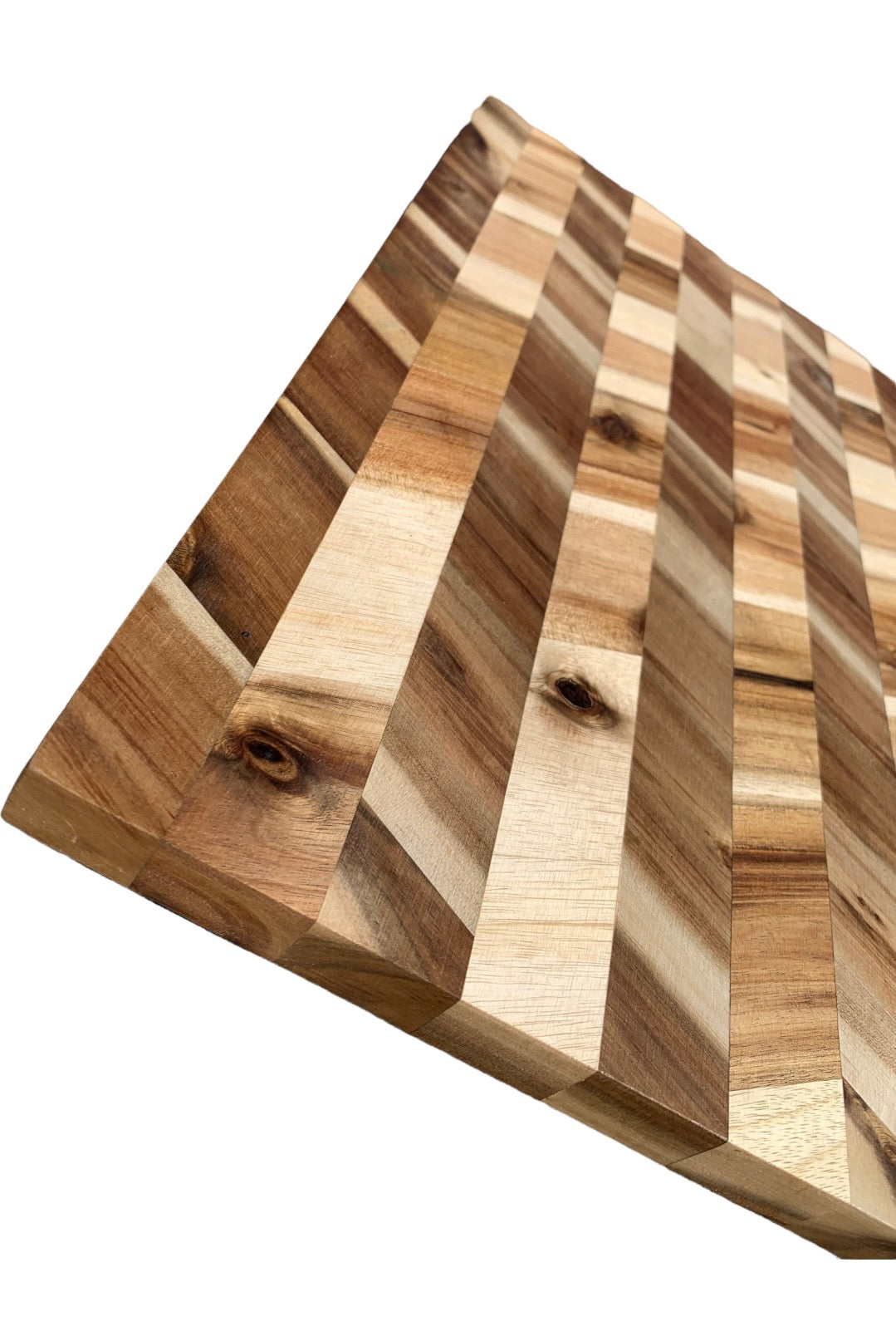 Alternating Herringbone Strip Cutting Board