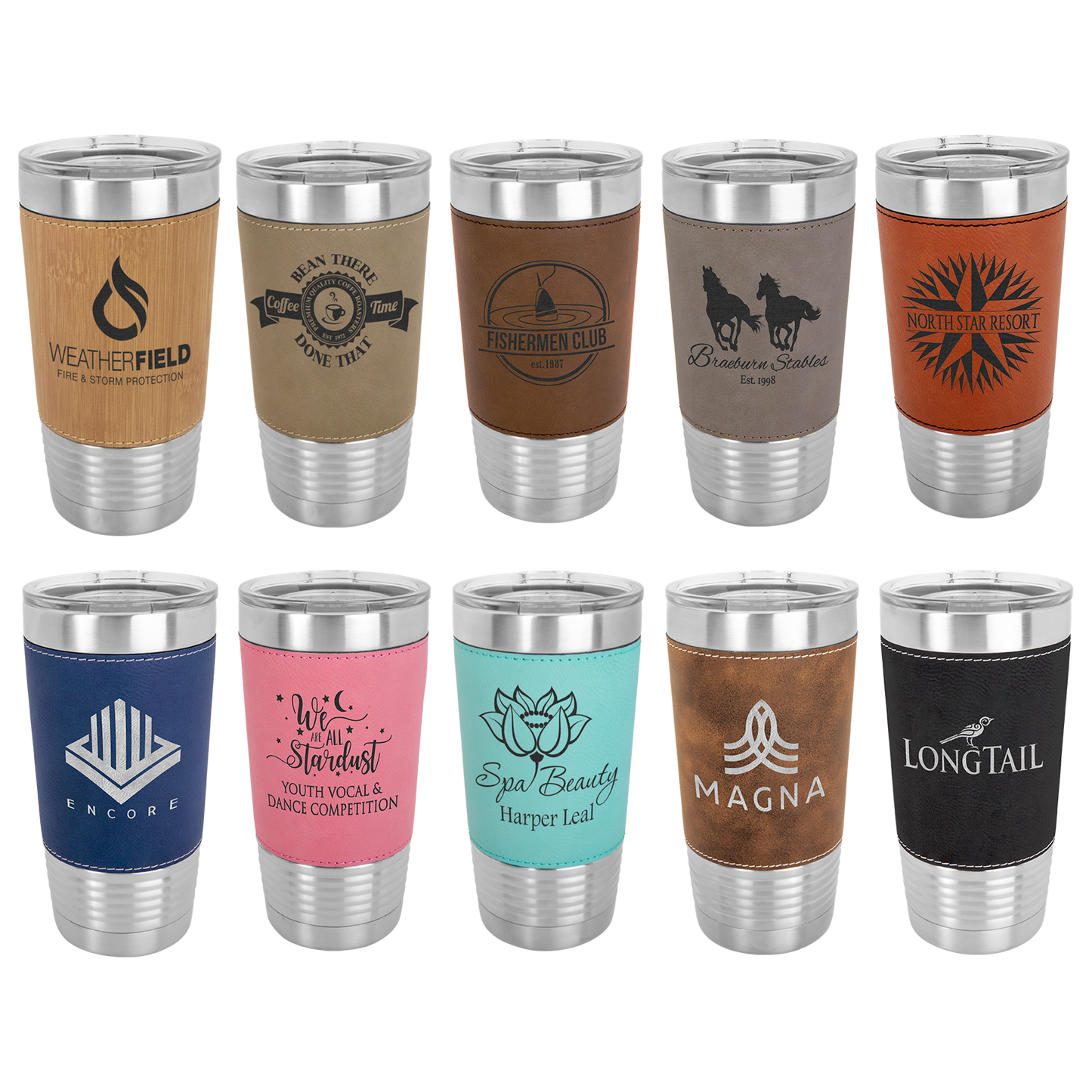 20oz Leatherette Tumbler