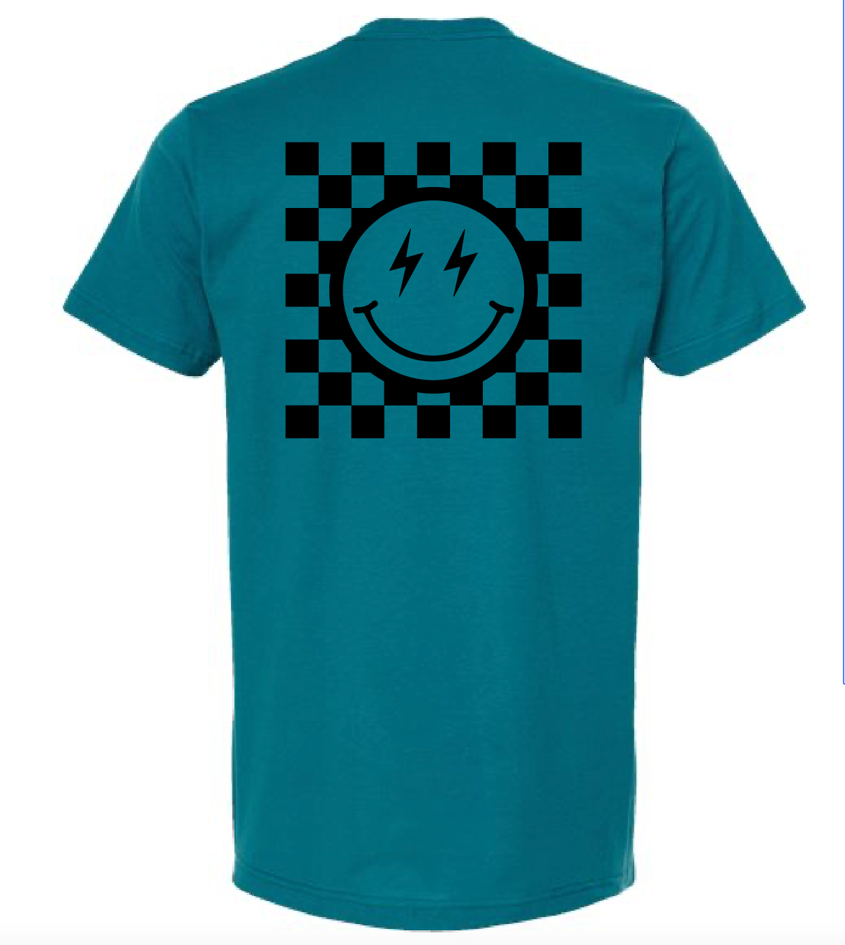 Smiley Checkered Tee