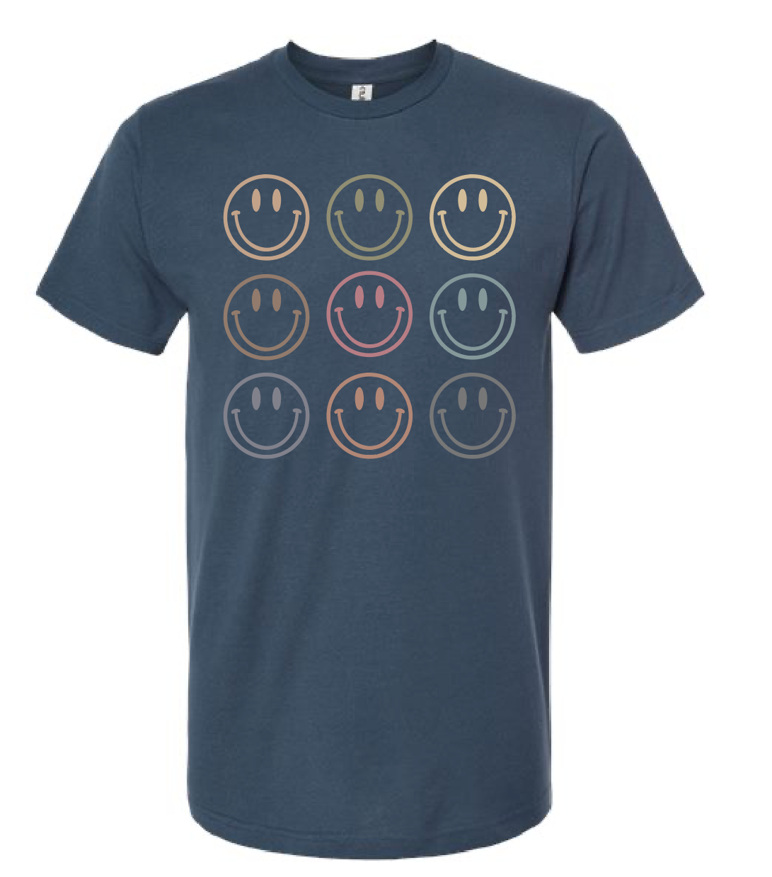 Smiley Grid Tee
