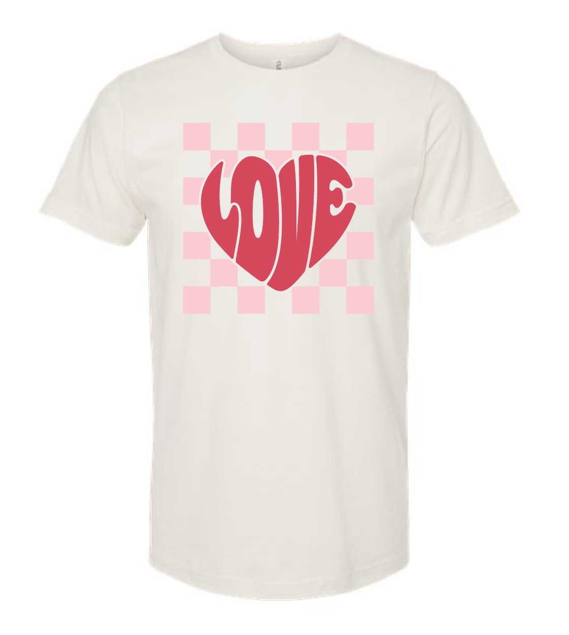 Checkered Love Tee