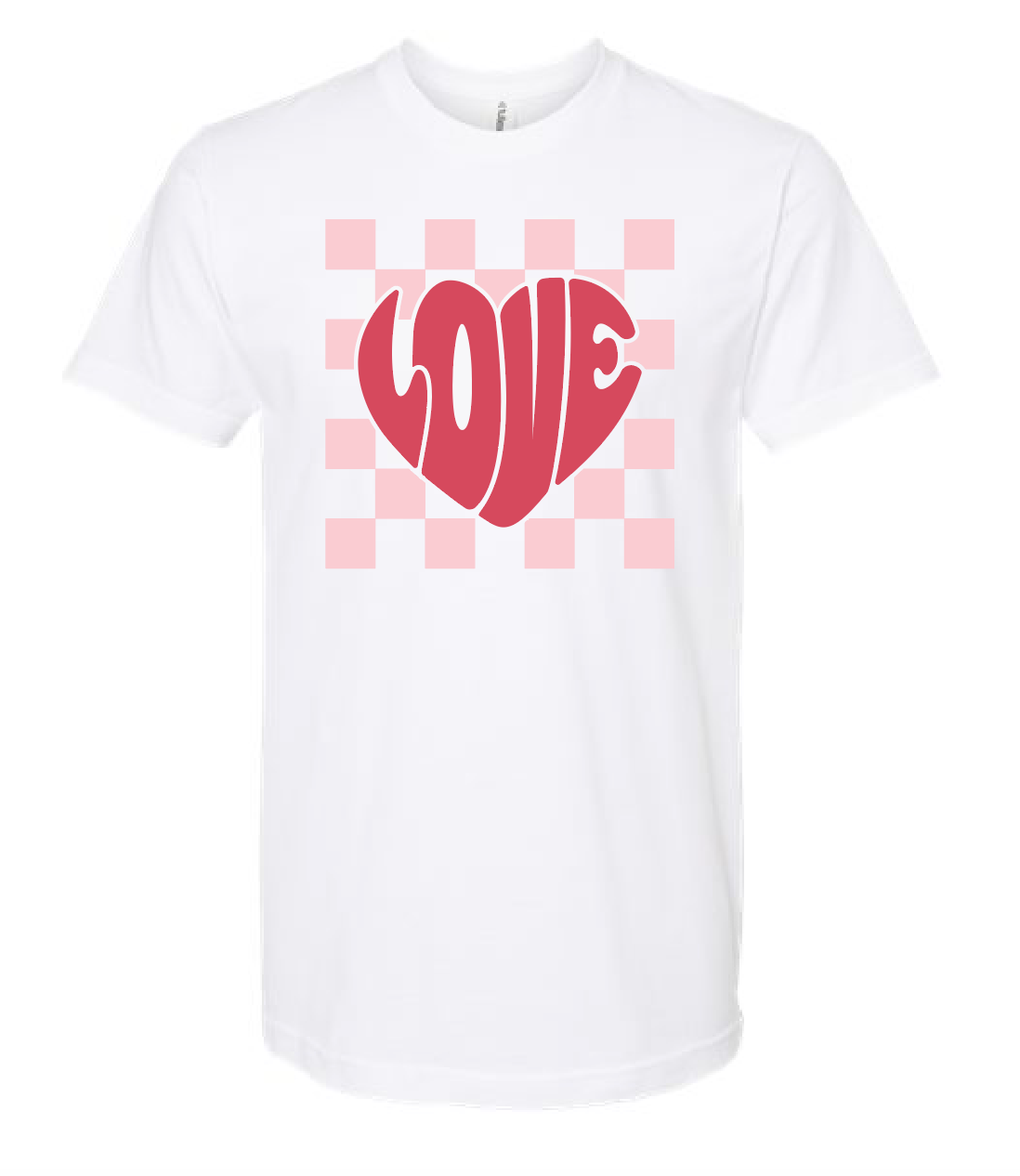 Checkered Love Tee