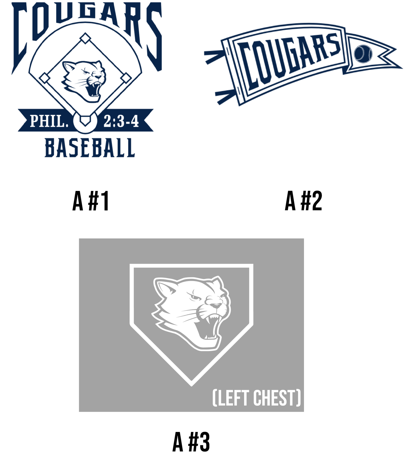 GCA Baseball Hoodie (Grey or White)