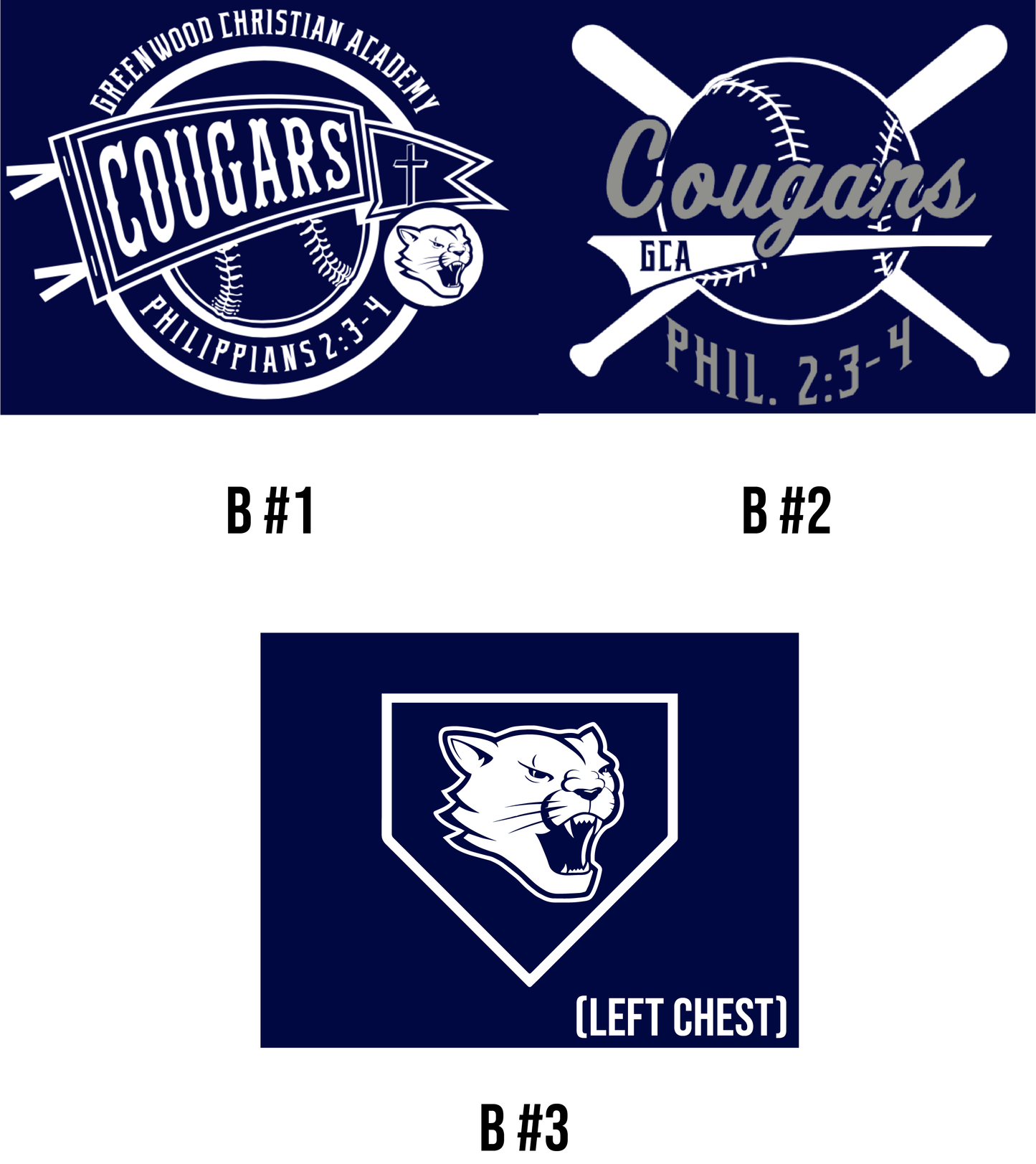 GCA Baseball Crewneck (Navy)