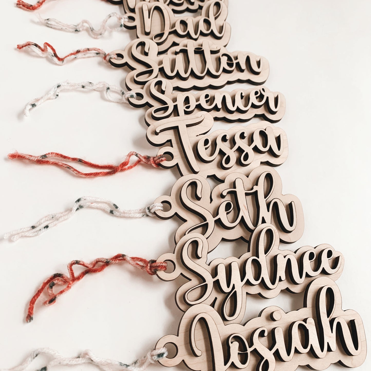 Natural/Natural 3D Christmas Tags
